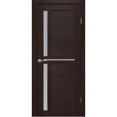 Дверь межкомнатная Дубрава Сибирь Форет МЕДИАНА Орех темный, зеркало